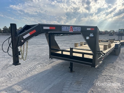 2026 Double A 8326T7KGN 26 ft T/A Gooseneck Equipment Trailer (Unused)