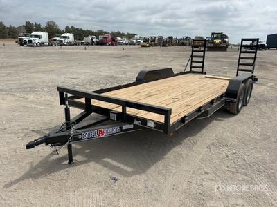2026 Double A 8318T 18 ft T/A Equipment Trailer