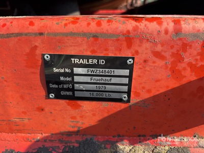 1979 Fruehauf End Dump Trailer