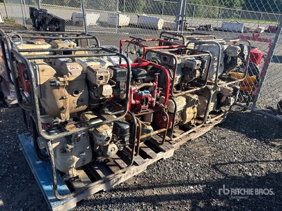 Quantity of (2) Pallets of Qty of 15 assorted trash pumps Skid-Mounted Water Pump