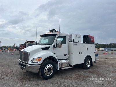 2025 ROCTEC RT7500 7634 lb Straight Boom on 2026 Kenworth T-280 4x2 サービスカー
