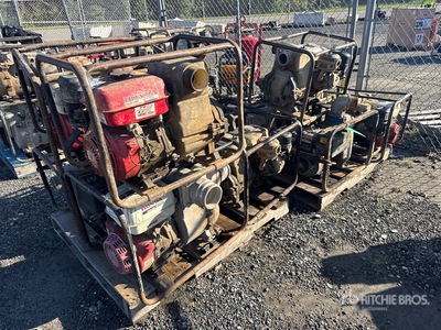 Quantity of (2) Pallets of Qty of 11 skidded mounted 3" trash pumps Skid-Mounted Water Pump