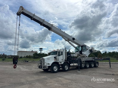 Manitex TC700 70 ton on 2015 Kenworth T800 12x6 Crane Truck