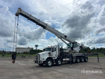 Manitex TC700 70 ton on 2015 Kenworth T800 12x6 Boom Truck