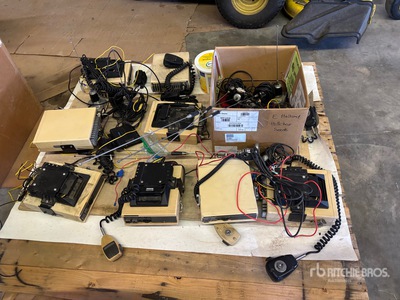 Quantity of (9) General Electric UHF Radios