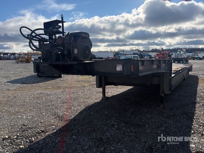 2000 Muval 4870ST 25 ton T/A Remorque Pour Équipement Hydraulique