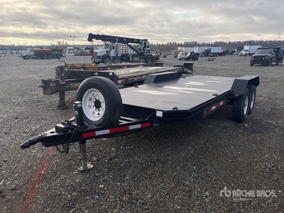 1996 Taga 18 ft T/A Flatbed Trailer
