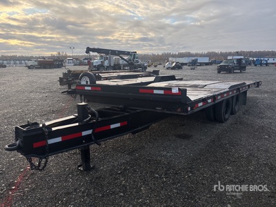 1993 Bar-Bel Fabricating 25 ft T/A Tilt Deck Trailer