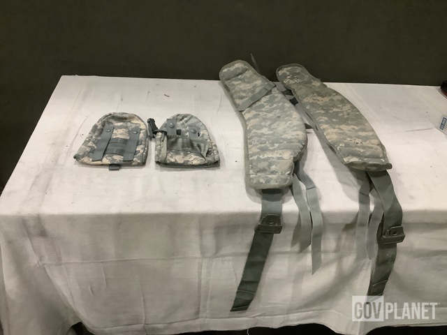 (15) Assault Packs, (28) Molded Belts, (9) Pairs of Trousers & Assorted Items
