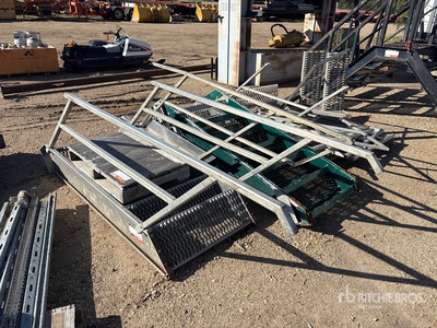 Quantity of Aluminum Access Stairs