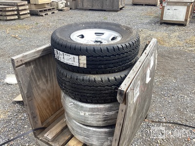 (4) Goodyear LT24575R16 Tires w/Wheels