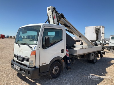 Oil&Steel Scorpion 1490 Smart Straight Boom on 2011 Nissan Cabstar 35.11 4x2 Boom Truck (Inoperable)