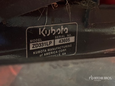 2015 Kubota ZD 331 Zero-Turn 72 in Lawn Mower