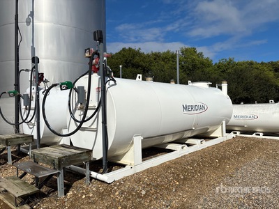 2012 Meridian 10000L 2641 gal Skid Mounted Steel Diesel Fuel Tank