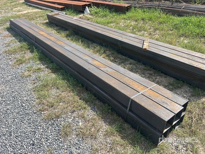 Quantity of (6) 6 in x 6 in x 20 ft Square Tubing その他 - 店舗 & 倉庫 (Unused)