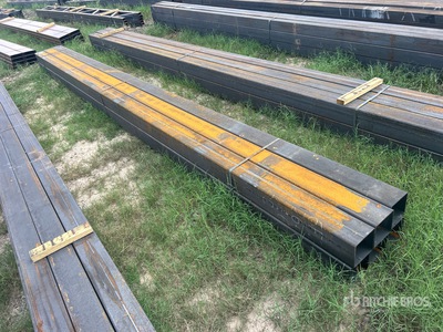 Quantity of (6) 6 in x 6 in x 20 ft Square Tubing その他 - 店舗 & 倉庫 (Unused)