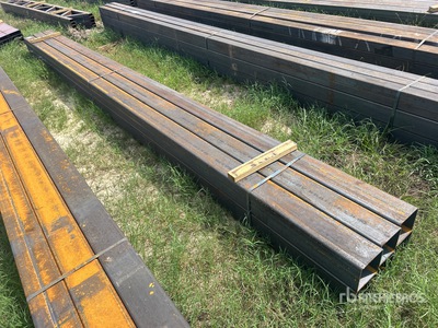 Quantity of (6) 6 in x 6 in x 20 ft Square Tubing その他 - 店舗 & 倉庫 (Unused)