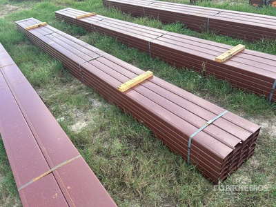 Quantity of (48) 4 in x 20 ft C- Purlin その他 - 店舗 & 倉庫 (Unused)