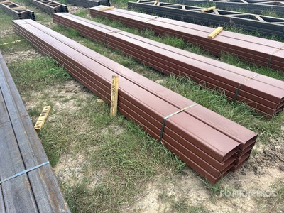 Quantity of (16) 8 in x 20 ft C- Purlin その他 - 店舗 & 倉庫 (Unused)