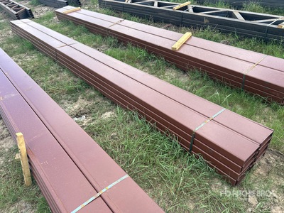 Quantity of (16) 8 in x 20 ft C- Purlin その他 - 店舗 & 倉庫 (Unused)