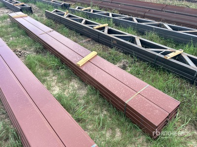 Quantity of (16) 8 in x 20 ft C- Purlin その他 - 店舗 & 倉庫 (Unused)