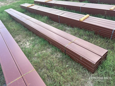 Quantity of (16) 8 in x 20 ft C- Purlin その他 - 店舗 & 倉庫 (Unused)