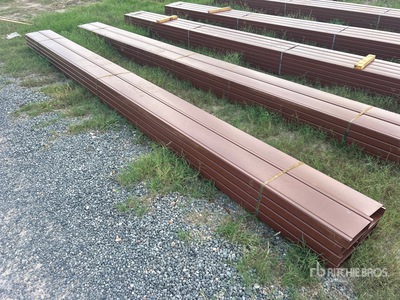Quantity of (16) 8 in x 20 ft C- Purlin その他 - 店舗 & 倉庫 (Unused)