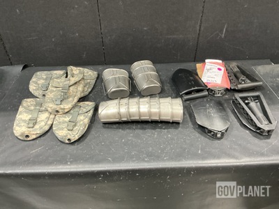 (40) Entrenching Tools, (175) Entrenching Tool Carriers & Assorted Items
