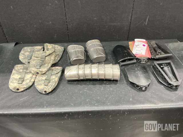 (40) Entrenching Tools, (175) Entrenching Tool Carriers & Assorted Items