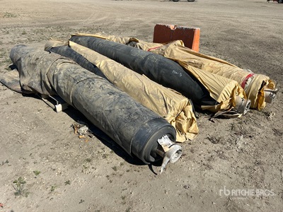 Quantity of (4) HDPE Geomembrane Rolls of 1 mm Pond Liner ورش و مخازن متنوعة