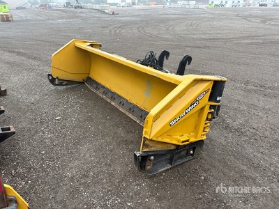 HLA 4203W 10 ft 10-16 ft Expandable Snow Pusher - Fits Wheel Loader