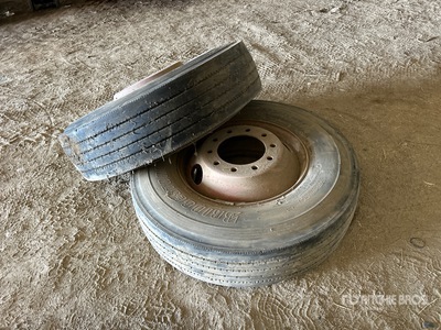 Quantity of (2) Bridgestone 295/80R22.5 Tires