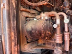Engine with A/C Compressor