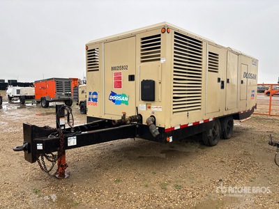 2018 Doosan HP1600WCUT4FPAS Mobile Air Compressor (Inoperable)