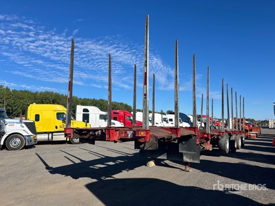 2014 Manac 51 ft Quad/A Pole Log Trailer