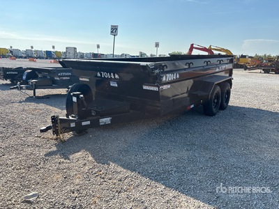 2026 Industrias America 7014 14 ft T/A Dump Utility Trailer