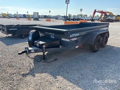 2026 Industrias America FT510 10 ft T/A 軽量ダンプトレーラー