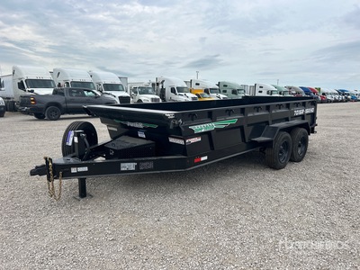 2026 Industrias America 7016R 16 ft T/A Remolque Bañera Ligero