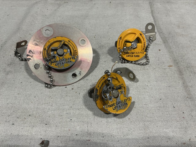 (3) Parker-Hannifin 417-411 Tank Cap Assemblies