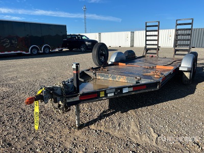 2018 Miska 14 ft T/A Equipment Trailer