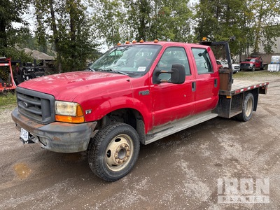 1999 Ford F-550 4x2 Crew Cab Flatbed Truck