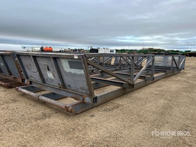 Anchor Manufacturer Custom 38 ft x 9 ft 6 in Drilling Matériel de stockage pour pipeline
