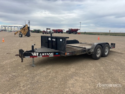 Mustang 16 ft T/A Tilt Deck Trailer