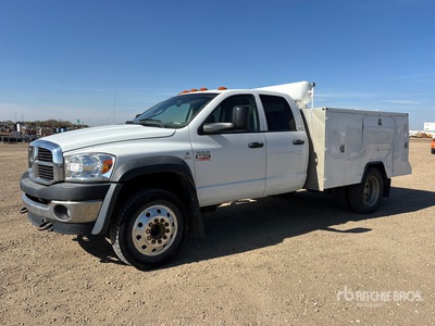 2009 Dodge Ram 5500 SLT 4x4 Crew Cab Utility Truck