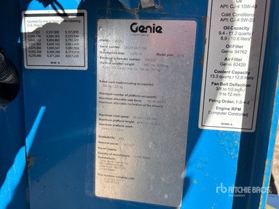 2014 Genie Z45/25JRT 4WD Diesel ブームリフト