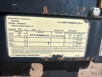 2018 Allmand NLPII-V Light Tower