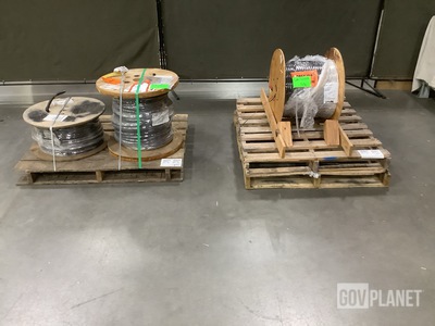 (535’) of Monroe Cable Electrical Cable & (1) Roll of Coaxial Cable