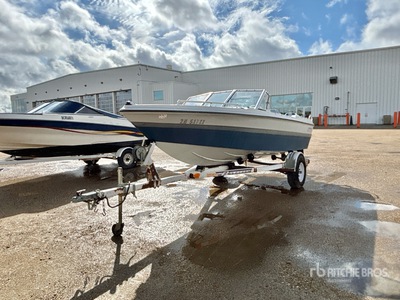 1986 GD Simpson Vanguard Starfire LXT 16 ft زورق بصفيحة أمامية