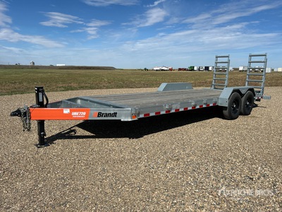 2024 Brandt UBE720 20 ft T/A Plant Trailer