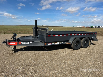 2025 Brandt 14 ft T/A End Dump Trailer